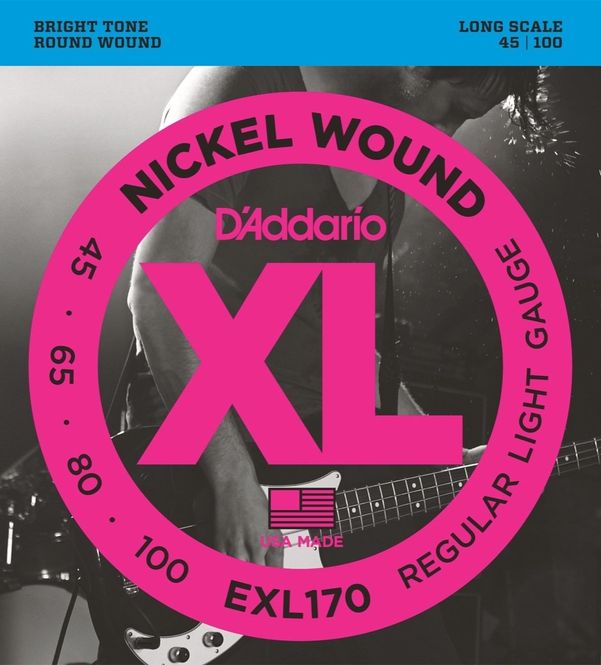 Hovedbilde D'Addario EXL170 Light/Long Scale, 045-100