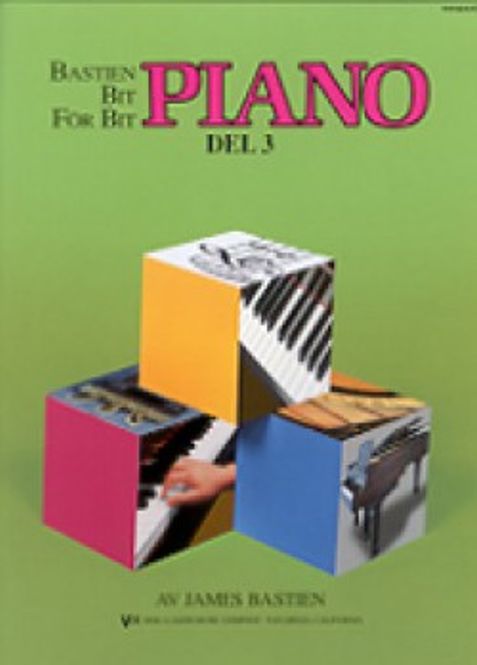 Hovedbilde Bastien Bit for Bit 3 Piano Svensk Utgave