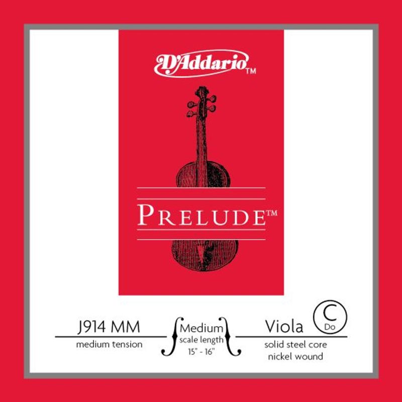 D'Addario Prelude J914 Viola C-4 Stål/Nikkel