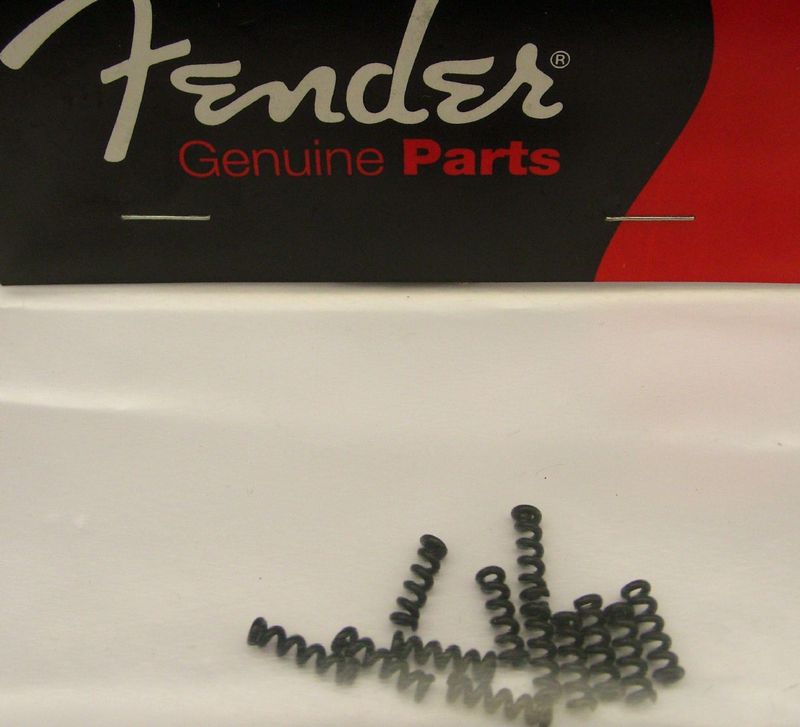 Fender Tremolo Arm Tension Springs, Small, Black, 12 Pack