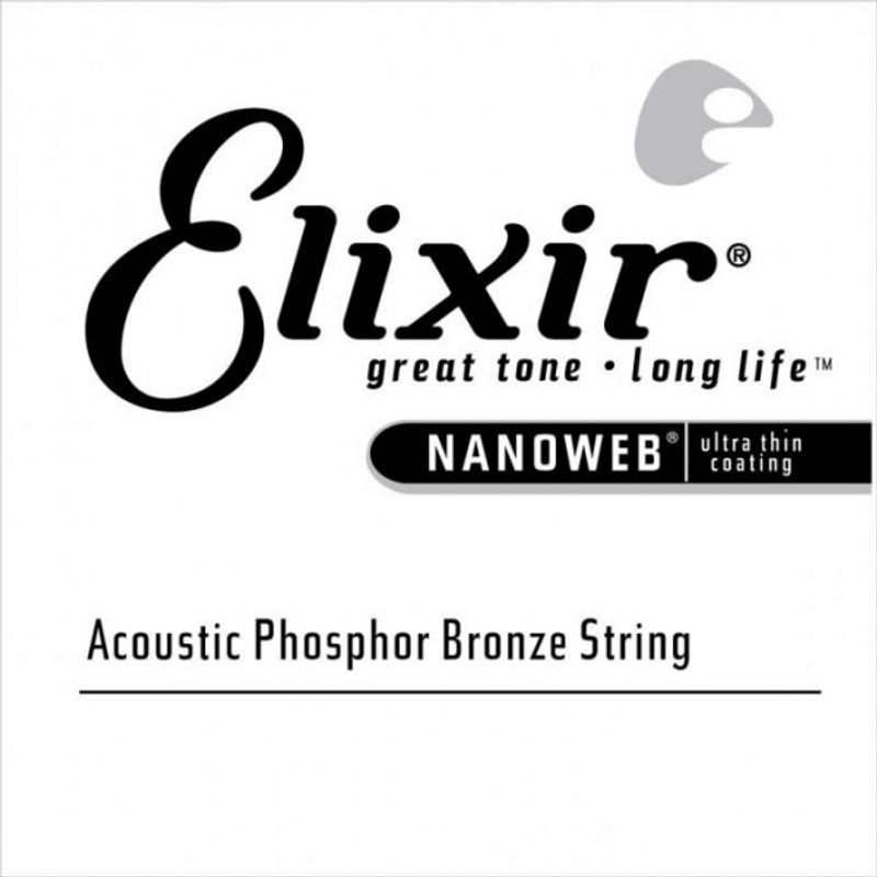 ELIXIR Nanoweb Phosphor Bronse Single .045