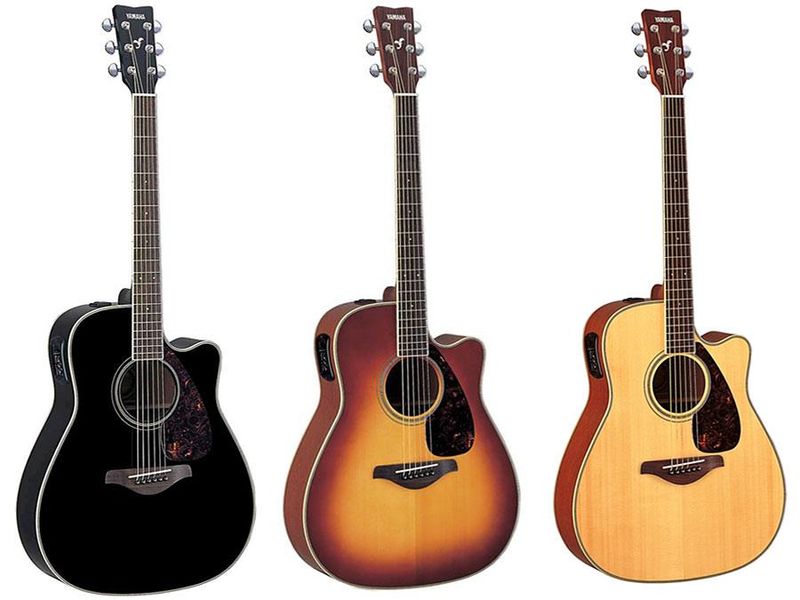 Yamaha FGX720SCII Brown Sunburst