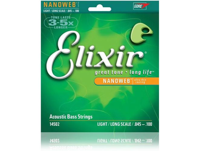 Hovedbilde Elixir 14502 Acoustic Bass 80/20 Bronze NANOWEB 045-100