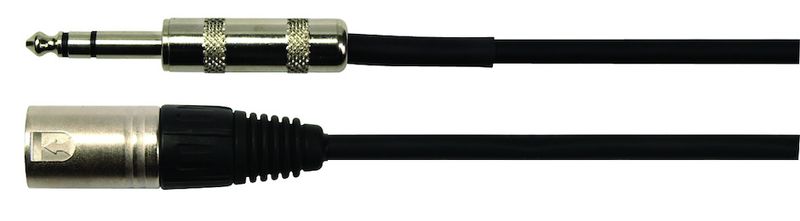 AMP TM1 kabel, Stereo Jack -> XLR (han), 1M
