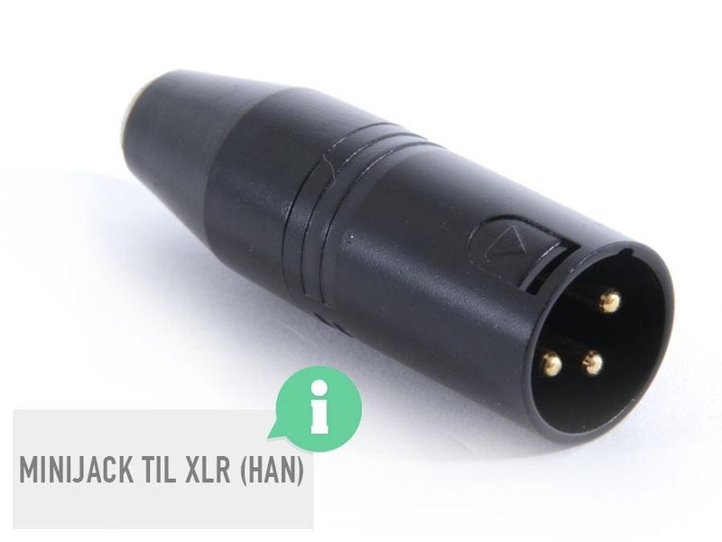 Røde VXLR minijack til XLR (han)