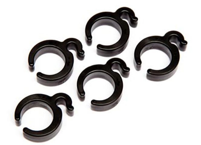 Hovedbilde Røde Boompole clips 5-pack