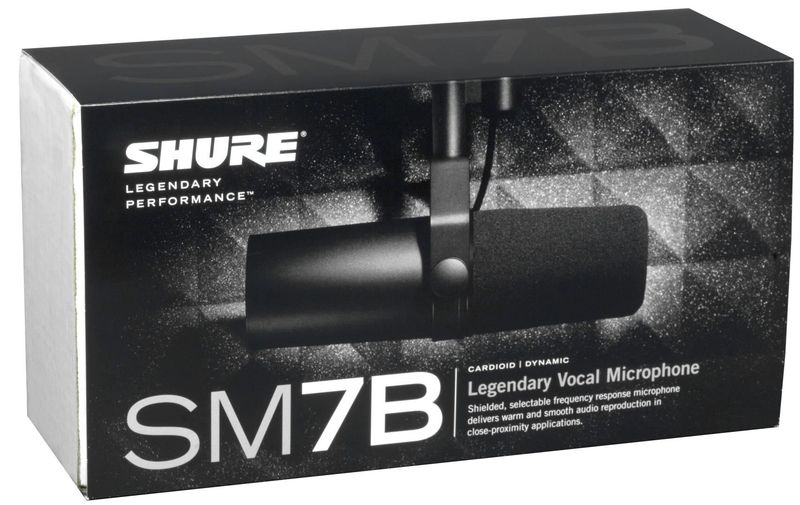 Shure SM7B Cardioid Dynamic Studio Vocal Mic
