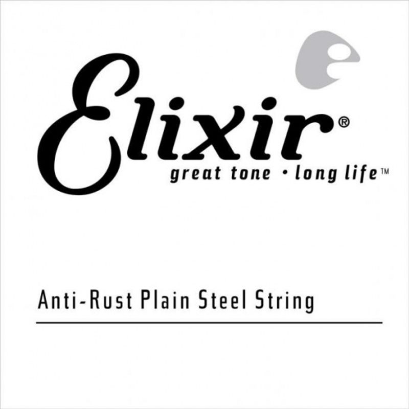 ELIXIR Anti-Rust Plain Steel Single .022