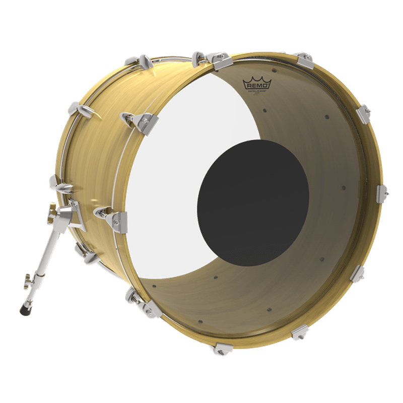 Remo CS-0318-10 Bass, Controlled Sound®, Clear, Black Dot 18