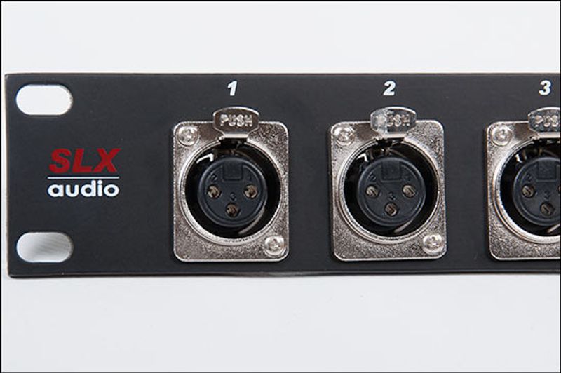 SLX-audio PTC12F - 1U patchpanel med 12 XLR (hun)
