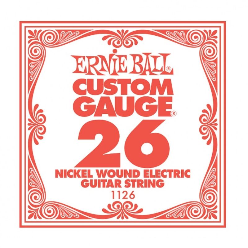 Ernie Ball EB-1126, løs streng, wound, til el-gitar .026w