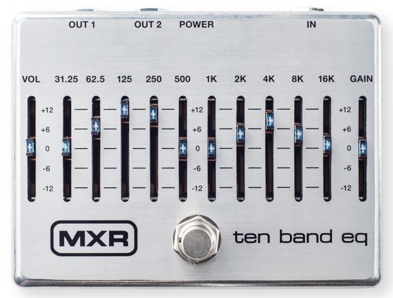 MXR M108SEU 10-Band Equalizer Silver