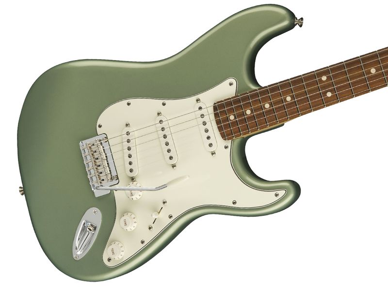 Fender Player Stratocaster, Pau Ferro Fingerboard, Sage Green Metallic