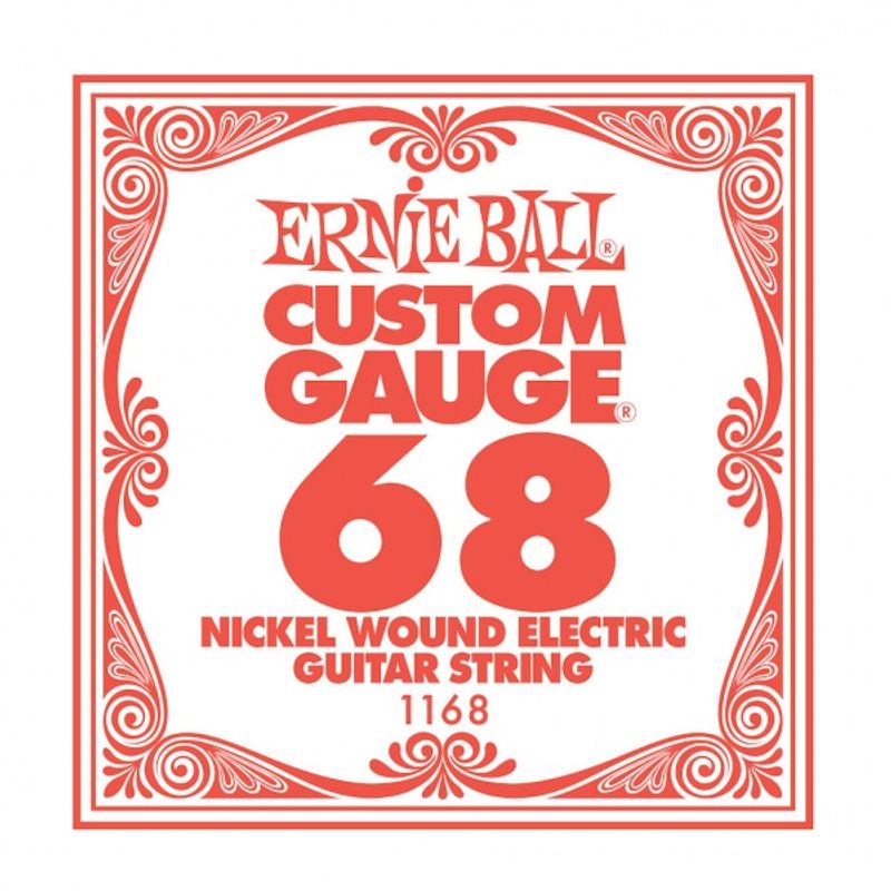 Ernie Ball EB-1168, løs streng, wound, til el-gitar .068w