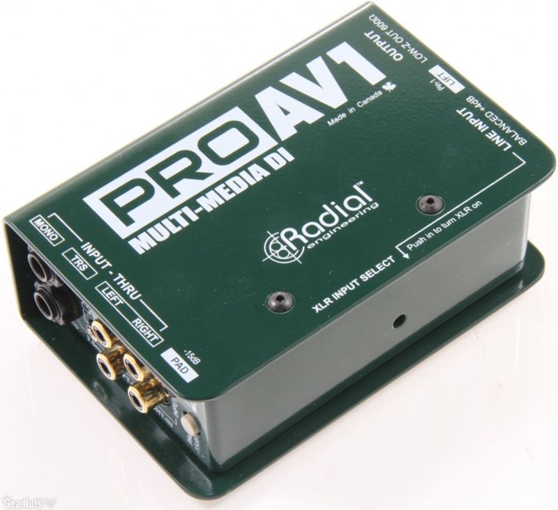 Radial ProAV1 Multimedia DI, Direct Box