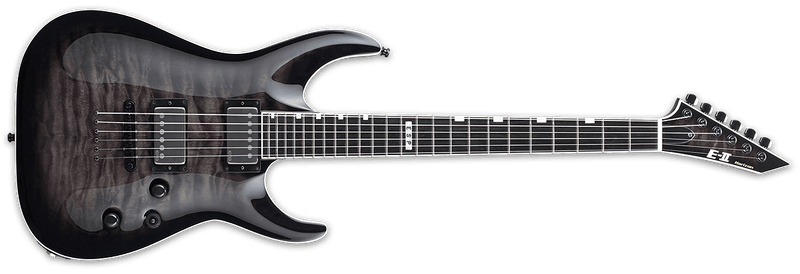 ESP E-II Horizon NT-II, See Thru Black Sunburst