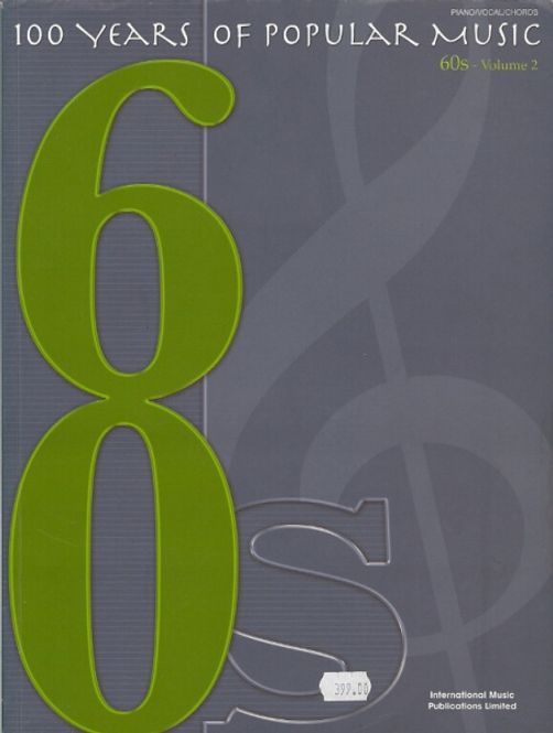 Hovedbilde 100 Years of Popular Music: 60s Piano/Vocal/Guitar: Vol 2