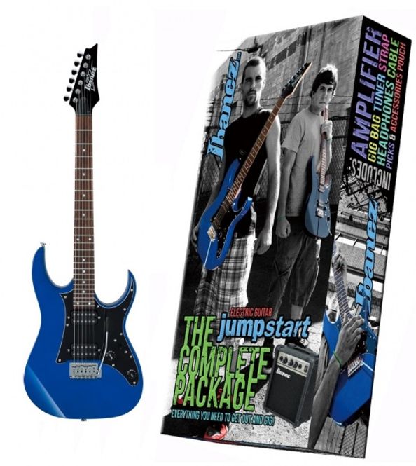 Hovedbilde Ibanez IJRG200-BL Jumpack, Gitarpakke, Blå