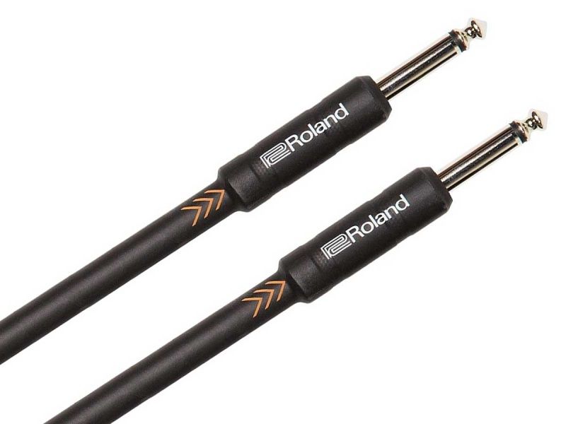 Roland Black Instrumentkabel RIC-B25 Straight/Straight 7 meter